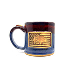 16 oz. Handmade Bison Flag Mugs