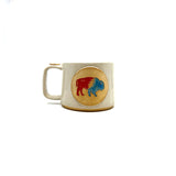 16 oz Thunder Buffalo Handmade Hand Painted Mug