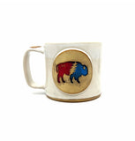 16 oz Thunder Buffalo Handmade Hand Painted Mug