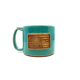 16 oz. Handmade Bison Flag Mugs