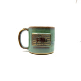 16 oz. Handmade Bison Flag Mugs