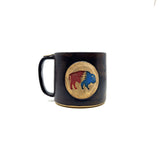 16 oz Thunder Buffalo Handmade Hand Painted Mug