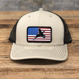 Pheasant Flag Trucker Snapback Hats