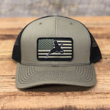 Pheasant Flag Trucker Snapback Hats