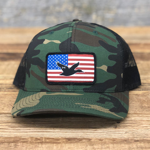 Snapback Duck – Hat Trucker Flag Bison Union